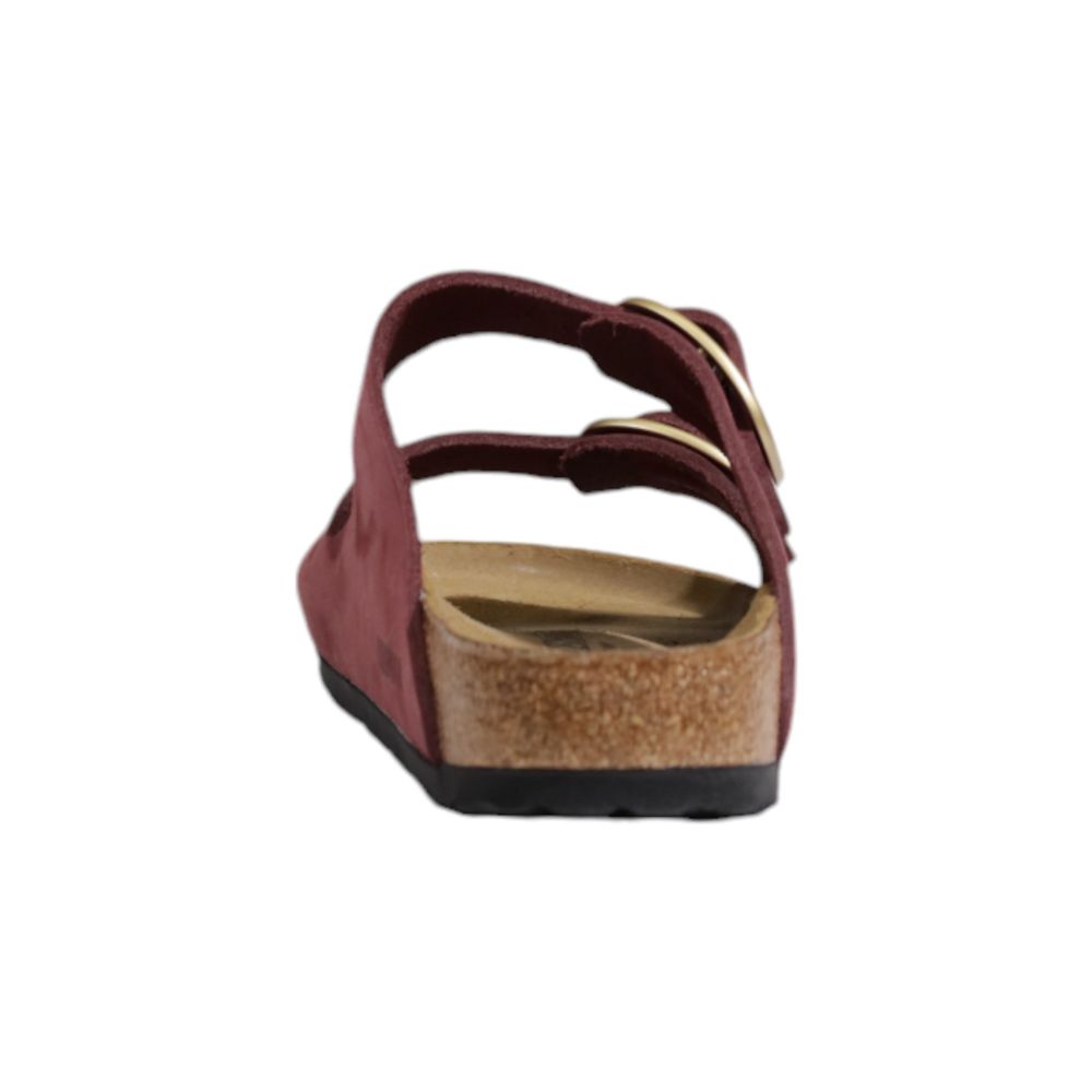 Birkenstock Pink Nubuc Leather Sandal