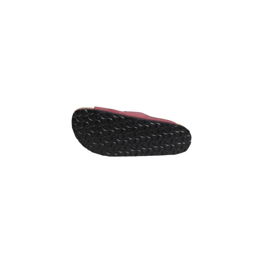 Birkenstock Pink Nubuc Leather Sandal