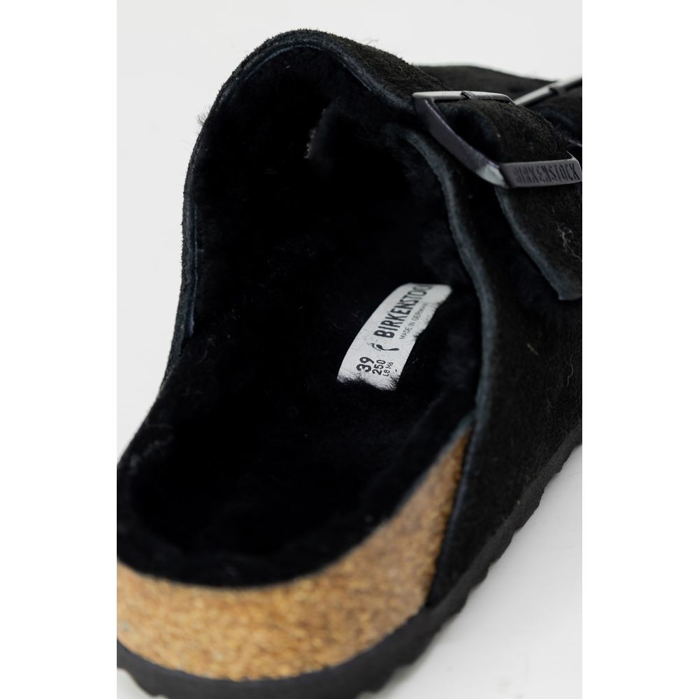 Birkenstock Black Suede Leather Sandal