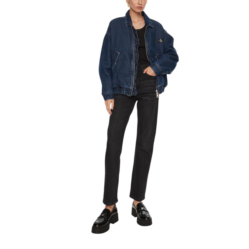 Calvin Klein Jeans Black Cotton Jeans & Pant