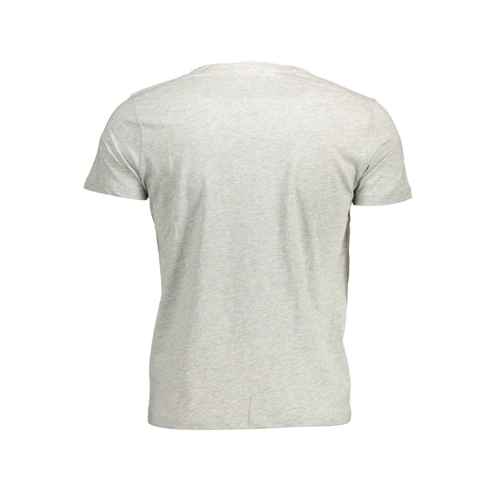 U.S. POLO ASSN. Gray Cotton Men T-Shirt